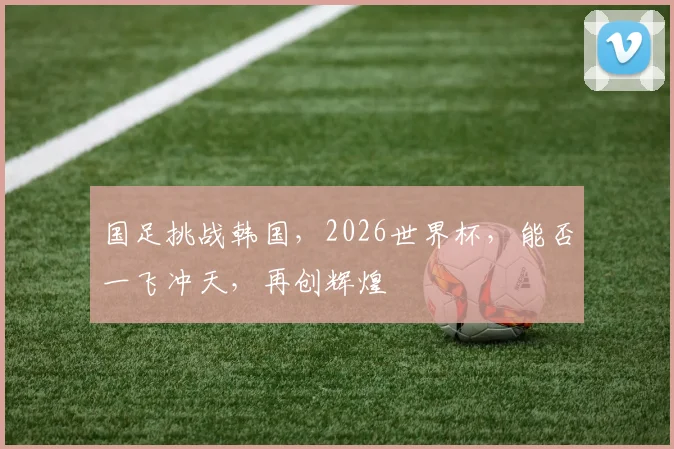 国足挑战韩国，2026世界杯，能否一飞冲天，再创辉煌